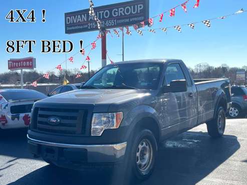 2012 FORD F150 F-150 5 0LITER 4X4 8FT BED WARRANTY INCLUDED - cars & for sale in Feasterville Trevose, PA