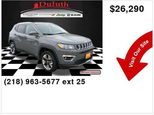 2020 Jeep Compass Limited - cars & trucks - by dealer - vehicle... for sale in Duluth, MN