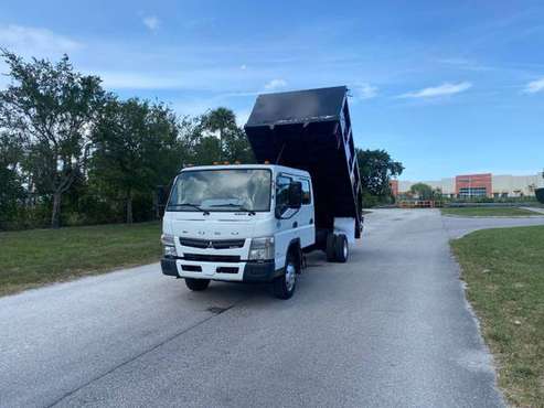 2013 Mitsubishi Fuso FE160 Crew Cab Dump Truck for sale in West Palm Beach, FL