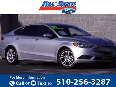 2018 Ford Fusion SE sedan Blue Metallic - - by dealer for sale in Pittsburg, CA