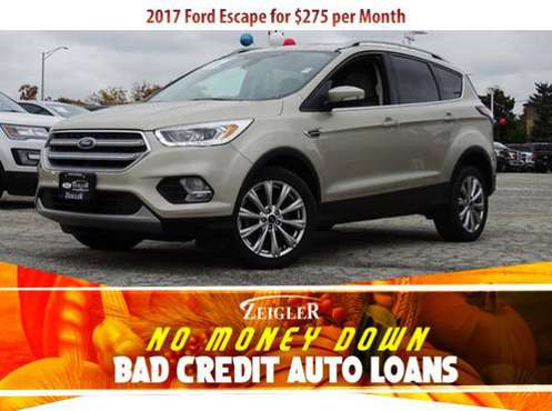 $275/mo 2017 Ford Escape Bad Credit & No Money Down OK - cars &... for sale in Addison, IL