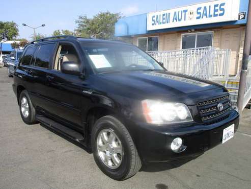 2001 Toyota Highlander LIMITED - LOW MILEAGE - SUNROOF - LEATHER... for sale in Sacramento , CA