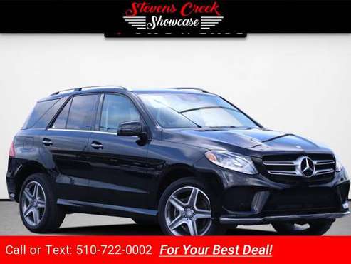 2017 Mercedes-Benz GLE 400 4MATIC SUV suv Black - cars & trucks - by... for sale in San Jose, CA
