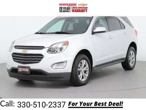 2017 Chevy Chevrolet Equinox LT suv Summit White - cars & trucks -... for sale in Tallmadge, OH