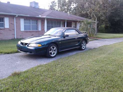 1994 Mustang GT convertible 5.0 5 speed 133k original miles for sale in DOVER, FL