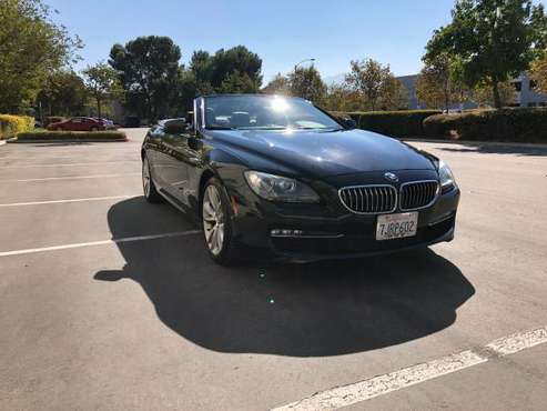 2012 BMW 640i CONVERTIBLE-- BLACK ON BLACK, SUPER CLEAN - cars &... for sale in Corona, CA