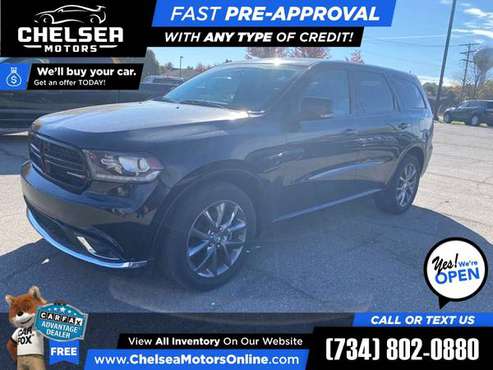 2017 Dodge *Durango* *GT* for ONLY $301/mo - cars & trucks - by... for sale in Chelsea, MI