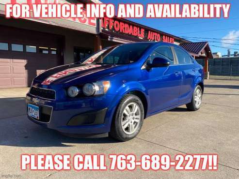 2013 CHEVY SONIC LT, 6-SPEED, GREAT MPG'S, 95,XXX MILES... - cars &... for sale in Cambridge, MN
