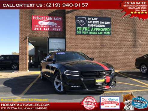 2017 DODGE CHARGER SXT $500-$1000 MINIMUM DOWN PAYMENT!! APPLY NOW!!... for sale in Hobart, IL