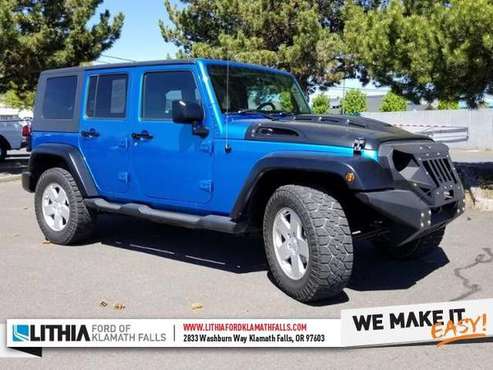2010 Jeep Wrangler Unlimited 4x4 4WD 4dr Sahara SUV for sale in Klamath Falls, OR
