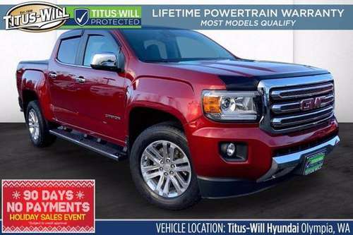 2017 GMC Canyon 4x4 Truck 4WD SLT Crew Cab - cars & trucks - by... for sale in Olympia, WA