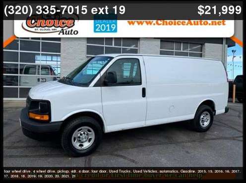 2017 Chevrolet Chevy Express Cargo 2500 $799 DOWN DELIVER'S ! - cars... for sale in ST Cloud, MN