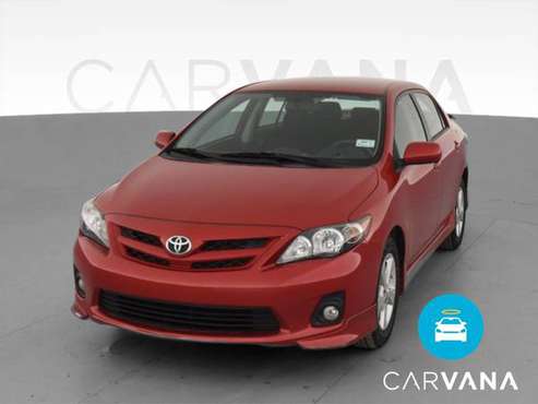2013 Toyota Corolla S Sedan 4D sedan Red - FINANCE ONLINE - cars &... for sale in Sausalito, CA