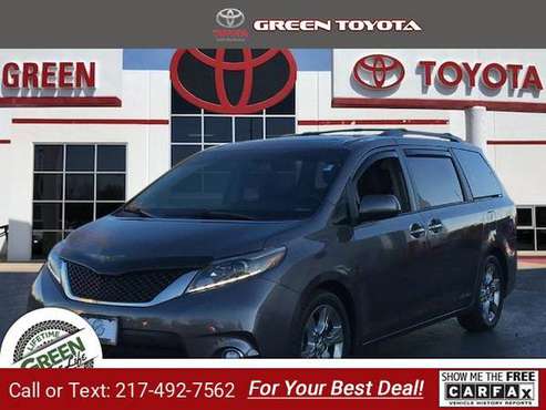 2017 Toyota Sienna SE van 01h1 - cars & trucks - by dealer - vehicle... for sale in Springfield, IL