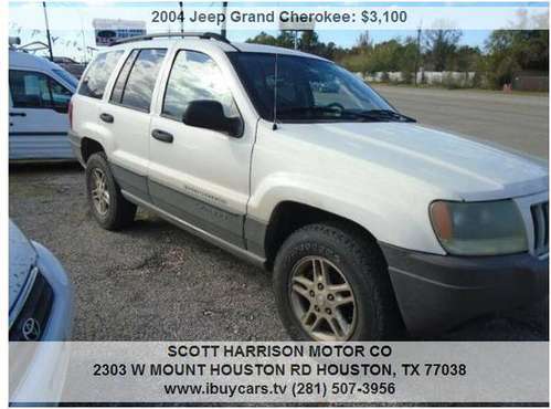 2004 Jeep Grand Cherokee 157966 Miles - cars & trucks - by dealer -... for sale in Houston, TX