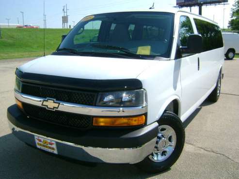 2015 CHEVROLET EXPRESS LT 3500 12 PASSENGER VAN - cars & trucks - by... for sale in Dubuque, WI