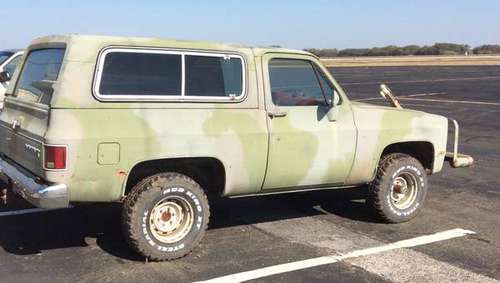 1982 K5 K10 4x4 Chevy Blazer hunting buggy for sale in Lancaster, TX