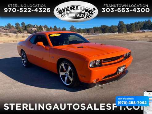 2012 Dodge Challenger 2dr Cpe SRT8 392 - CALL/TEXT TODAY! - cars &... for sale in Sterling, CO