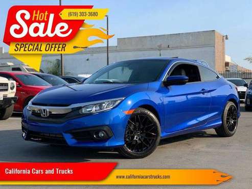 2016 Honda Civic EX T 2dr Coupe EASY APPROVALS! - cars & trucks - by... for sale in Spring Valley, CA