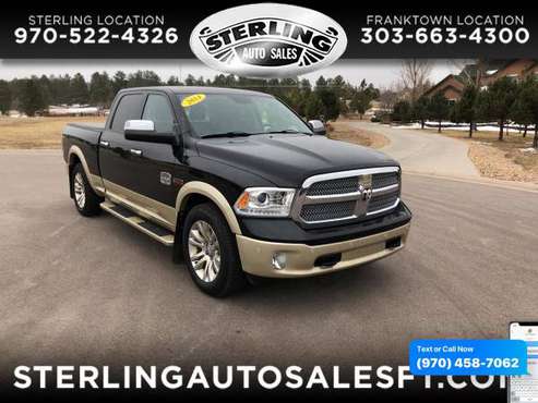 2014 RAM 1500 4WD Crew Cab 140.5 Laramie Longhorn Edition -... for sale in Sterling, CO