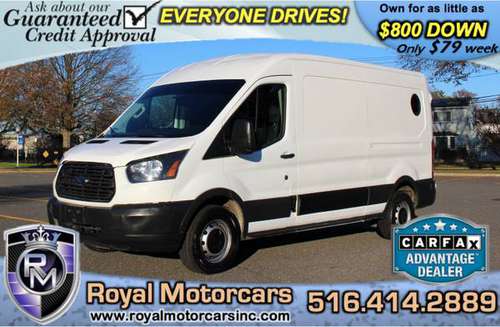 2015 FORD TRANSIT T250 148 WB MED ROOF CARGO VAN WE FINANCE ALL !!!... for sale in Uniondale, NY