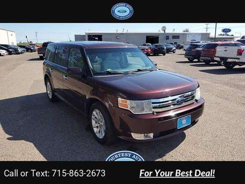 2009 Ford Flex SEL suv Maroon - cars & trucks - by dealer - vehicle... for sale in Thorp, WI