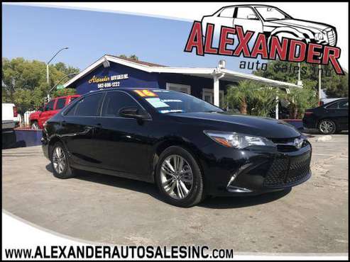 2016 *TOYOTA* *CAMRY* *SE* $0 DOWN! LOW PAYMENTS! CALL US TODAY📞 for sale in Whittier, CA