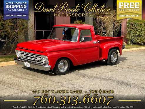 Drive this 1964 Ford F100 RARE Step side short bed v8 Pickup home for sale in NM