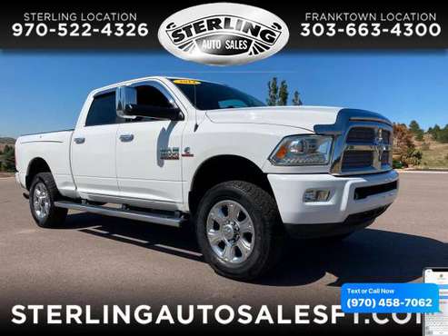 2014 RAM 3500 4WD Crew Cab 149 Longhorn Limited - CALL/TEXT TODAY! -... for sale in Sterling, CO