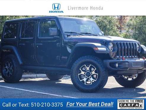 2019 Jeep Wrangler Unlimited Rubicon suv Black Clearcoat - cars &... for sale in Livermore, CA