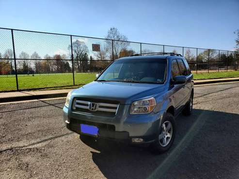 2007 Honda Pilot EX-L 4WD 5 SP Auto w/ Rear Ent, Steel Blue - cars &... for sale in Falls Church, District Of Columbia