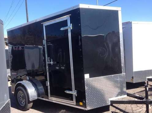 2020 Enclosed 6 x 10 Cargo Trailer With V-Front and Ramp Door (83342) for sale in Wheat Ridge, CO