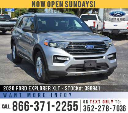 2020 Ford Explorer XLT *** SAVE Over $6,000 off MSRP! *** - cars &... for sale in Alachua, AL