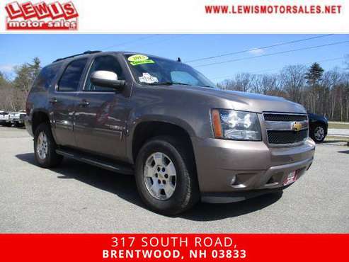2013 Chevrolet Tahoe 4x4 4WD Chevy LT Heated Leather Moonroof SUV for sale in Brentwood, NH