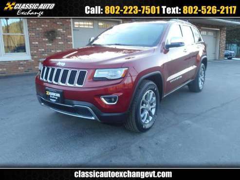 2014 Jeep Grand Cherokee Limited 4WD - cars & trucks - by dealer -... for sale in BERLIN, VT
