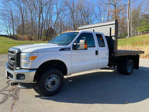 ** 2016 FORD F350 FLAT BED DUMP BODY DUALLY 4X4 41,000 MILES ** -... for sale in Plaistow, MA
