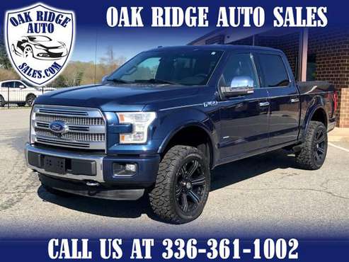 2015 Ford F-150 4WD SuperCrew 145 Platinum Lifted New Wheels & for sale in Greensboro, NC