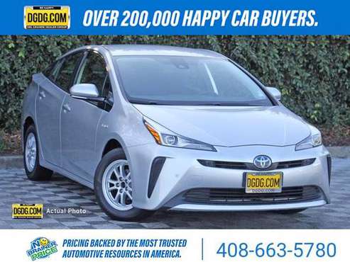 2019 Toyota Prius LE hatchback Classic Silver Metallic - cars &... for sale in San Jose, CA