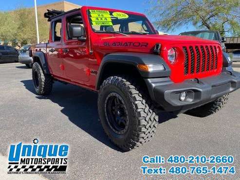 2020 JEEP GLADIATOR SPORT ~ LEVELED~ LOW MILES ~ READY TO GO! - cars... for sale in Tempe, CA