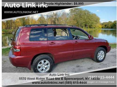 2007 Toyota Highlander ,Only 68K Miles ! AWD, 3 rd Row Seating -... for sale in Spencerport, NY