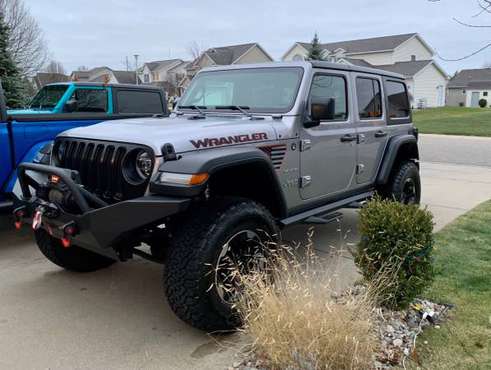 2018 Wrangler Unlimited Sahara Many upgrades - cars & trucks - by... for sale in saginaw, MI