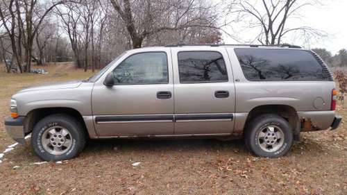2001 Chevrolet Suburban LS 4X4 Whole Or Parts - cars & trucks - by... for sale in Wild Rose, WI