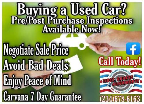 Negotiate Your Used Car Price with a Pre-Purchase Inspection - cars for sale in Tallmadge, OH
