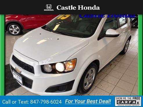 2015 Chevy Chevrolet Sonic hatchback Summit White for sale in Morton Grove, IL