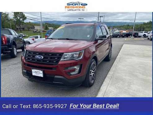 2016 Ford Explorer Sport suv Ruby Red Metallic Tinted Clearcoat for sale in LaFollette, TN