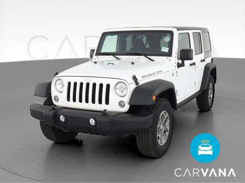 2015 Jeep Wrangler Unlimited Rubicon Sport Utility 4D suv White - -... for sale in Evansville, IN