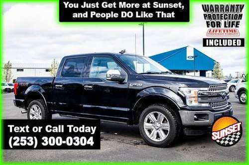 2018 Ford F-150 LARIAT 4x4 4WD F150 Crew cab SuperCrew TRUCK PICKUP for sale in Sumner, WA