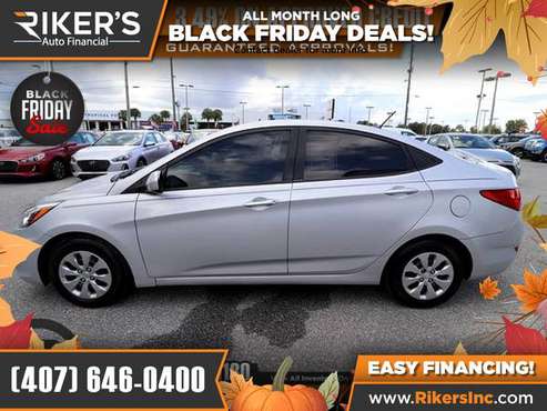 $103/mo - 2017 Hyundai Accent SE - 100 Approved! - cars & trucks -... for sale in Kissimmee, FL