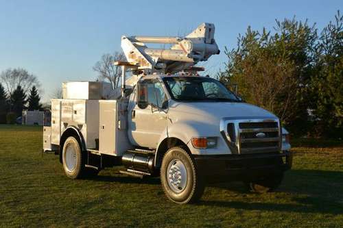 2007 Ford F750 45ft Bucket Truck - cars & trucks - by dealer -... for sale in Crystal Lake, IN