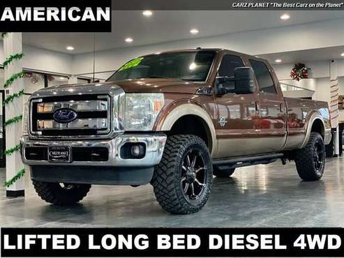2011 Ford F-350 4x4 4WD F350 Super Duty Lariat LIFTED LONG BED... for sale in Gladstone, AK